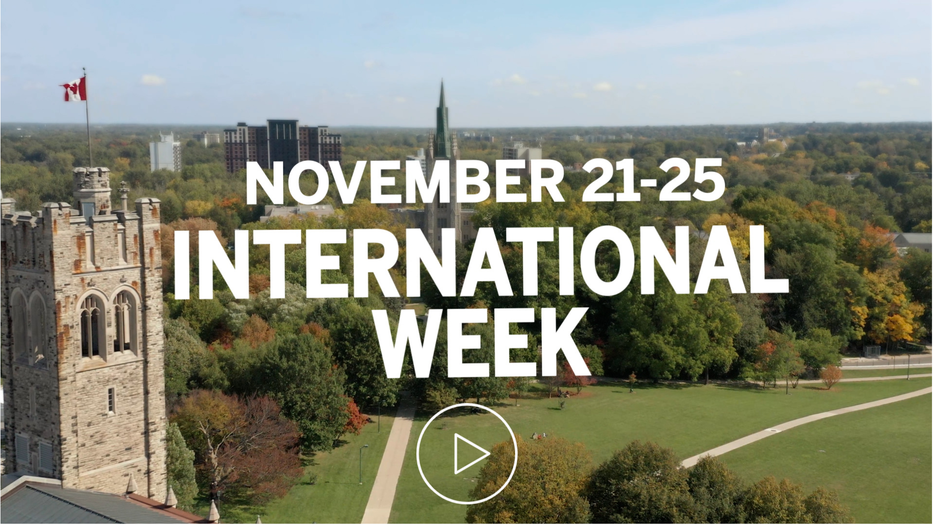 International Week and campus